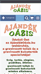 Mobile Screenshot of ajandekoazis.hu